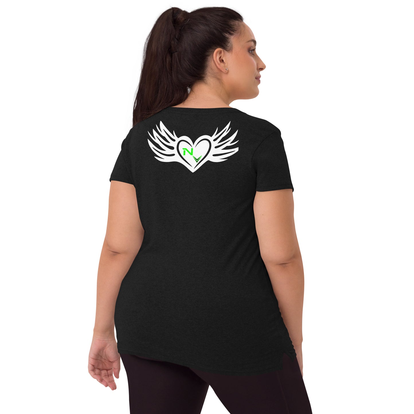 Women’s recycled v-neck t-shirt