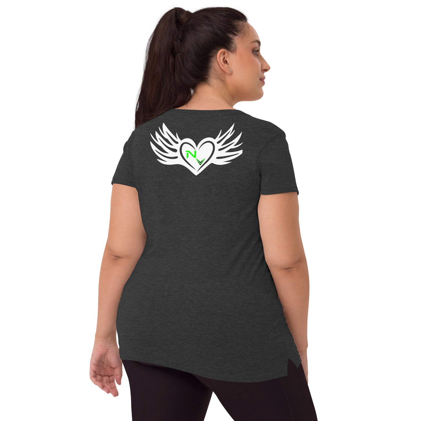 Women’s recycled v-neck t-shirt