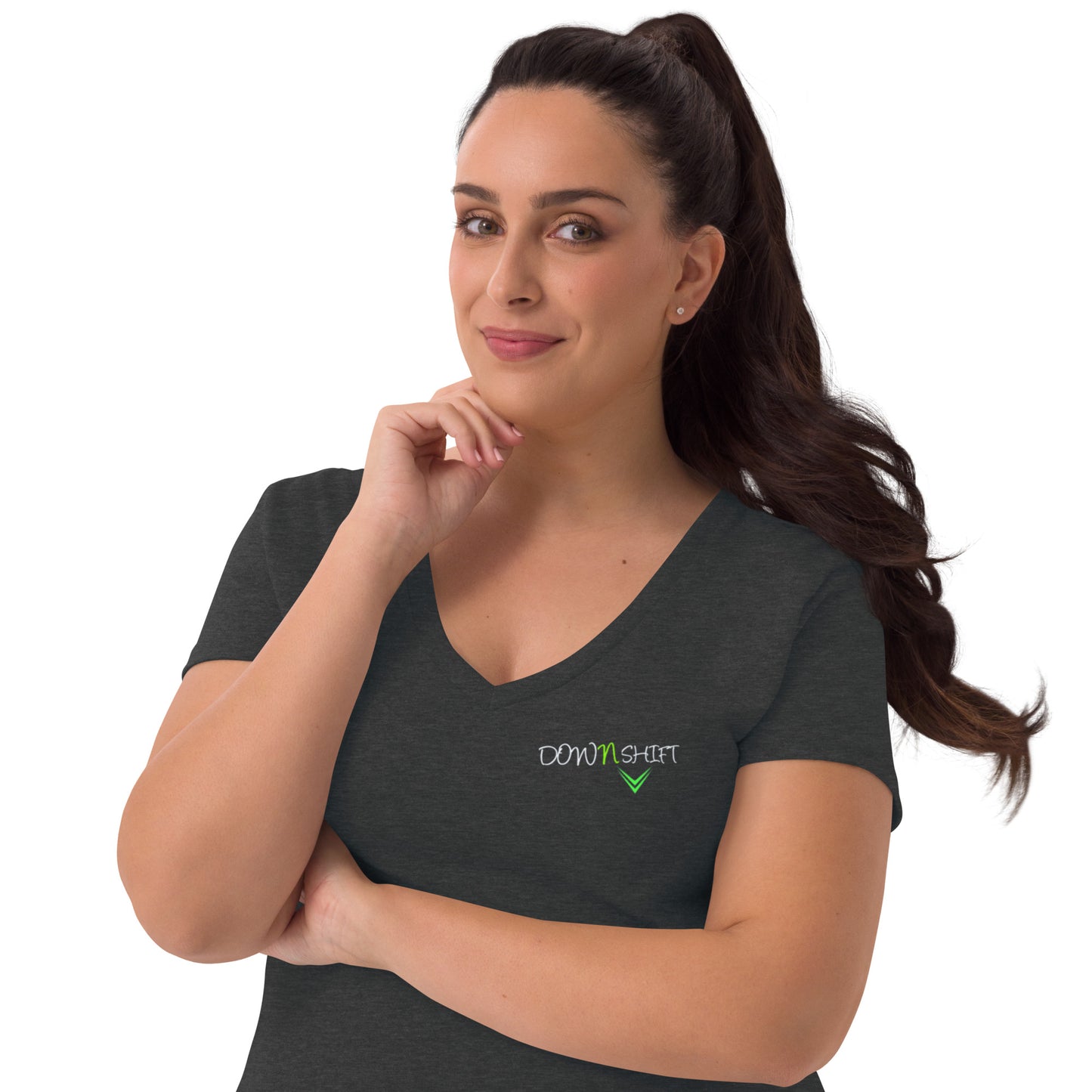 Women’s recycled v-neck t-shirt