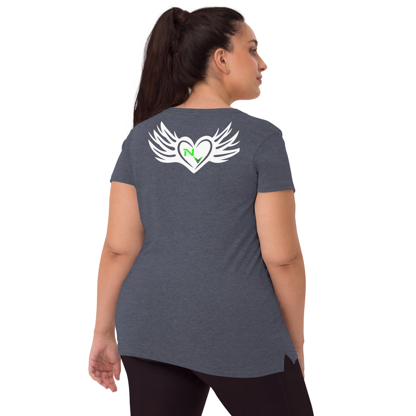 Women’s recycled v-neck t-shirt